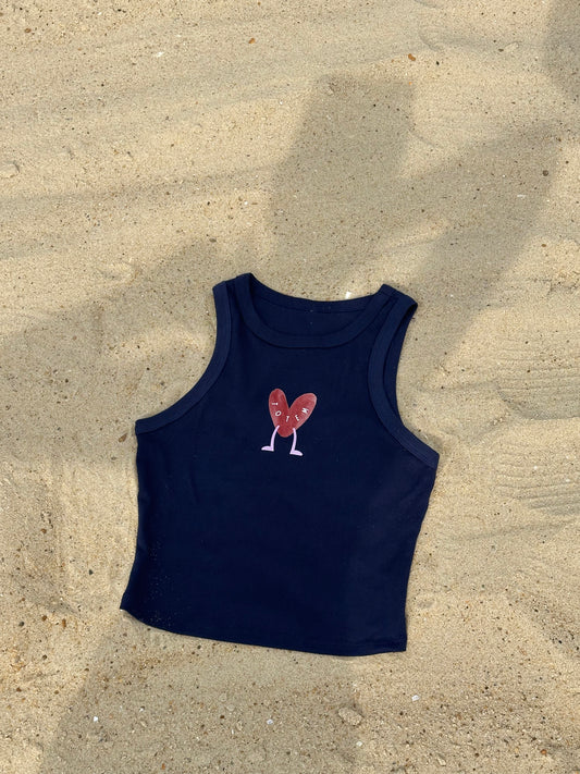 Débardeur Heart - Marine